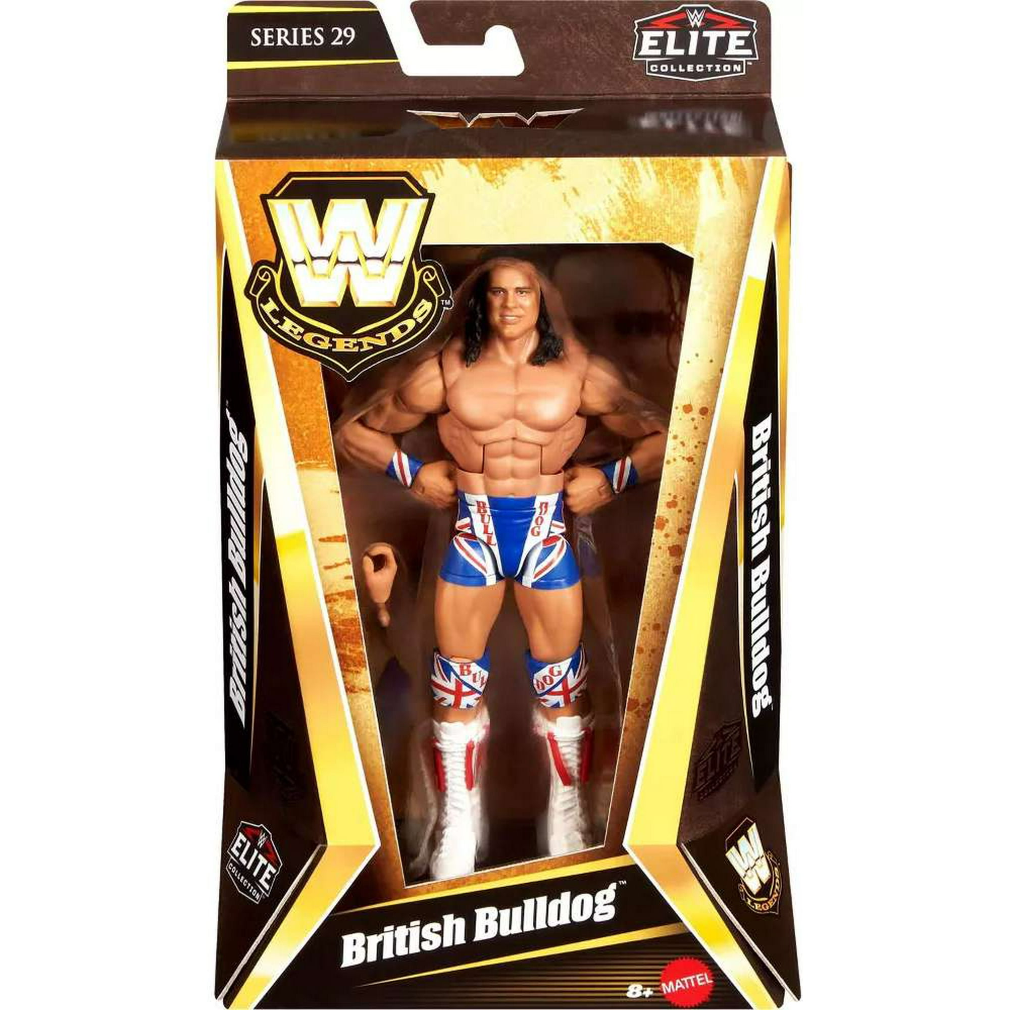WWE Wrestling Elite Collection Legends Series 29 British Bulldog Action Figure