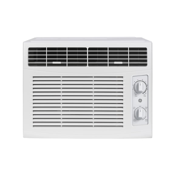 GE 5,000 BTU Mechanical Window Air Conditioner for Small Rooms up to 150 sq ft. - White - AWAS05BWFC