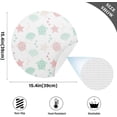 thumbnail image 4 of Cute Turtle Shell Placemats Round Table Mats Non-Slip Washable Heat Resistant Kitchen Place Mat for Home Dining Coffee Tabletop (6PCS) Home Decor, 4 of 7