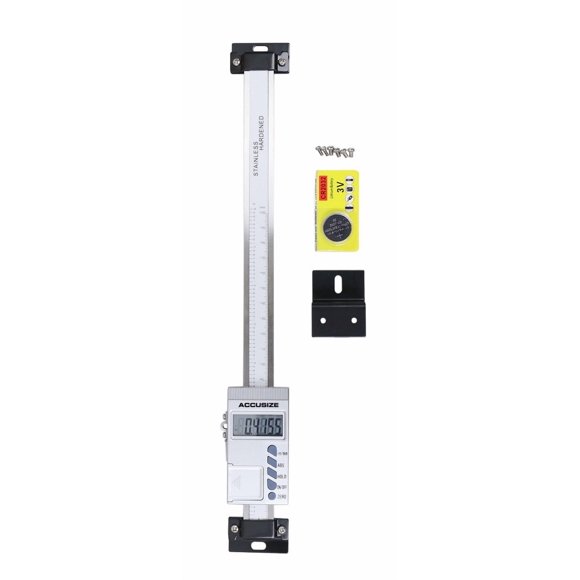 Accusize 0-8 Inch/0-200 mm x 0.0005 Inch/0.01 mm Vertical Electronic Digital DRO Scale Unit, ABVE-0008