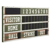Stylecraft Home Collection - Wooden Scoreboard - 48 Inch Wall Decor Multicolored