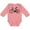 Mauve, variant on Inktastic Bicycle Silhouette Boys or Girls Long Sleeve Baby Bodysuit