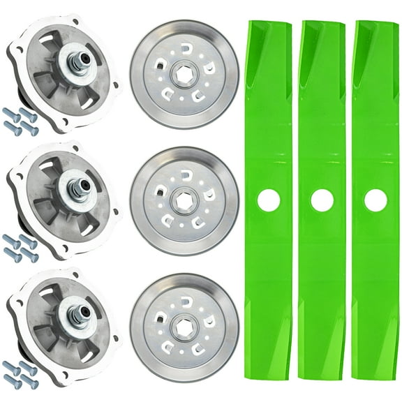 8TEN Blade Spindle Kit for Kubota RCK54P-724Z 54-inch K5645-34340 K5663-34510 MK1013695