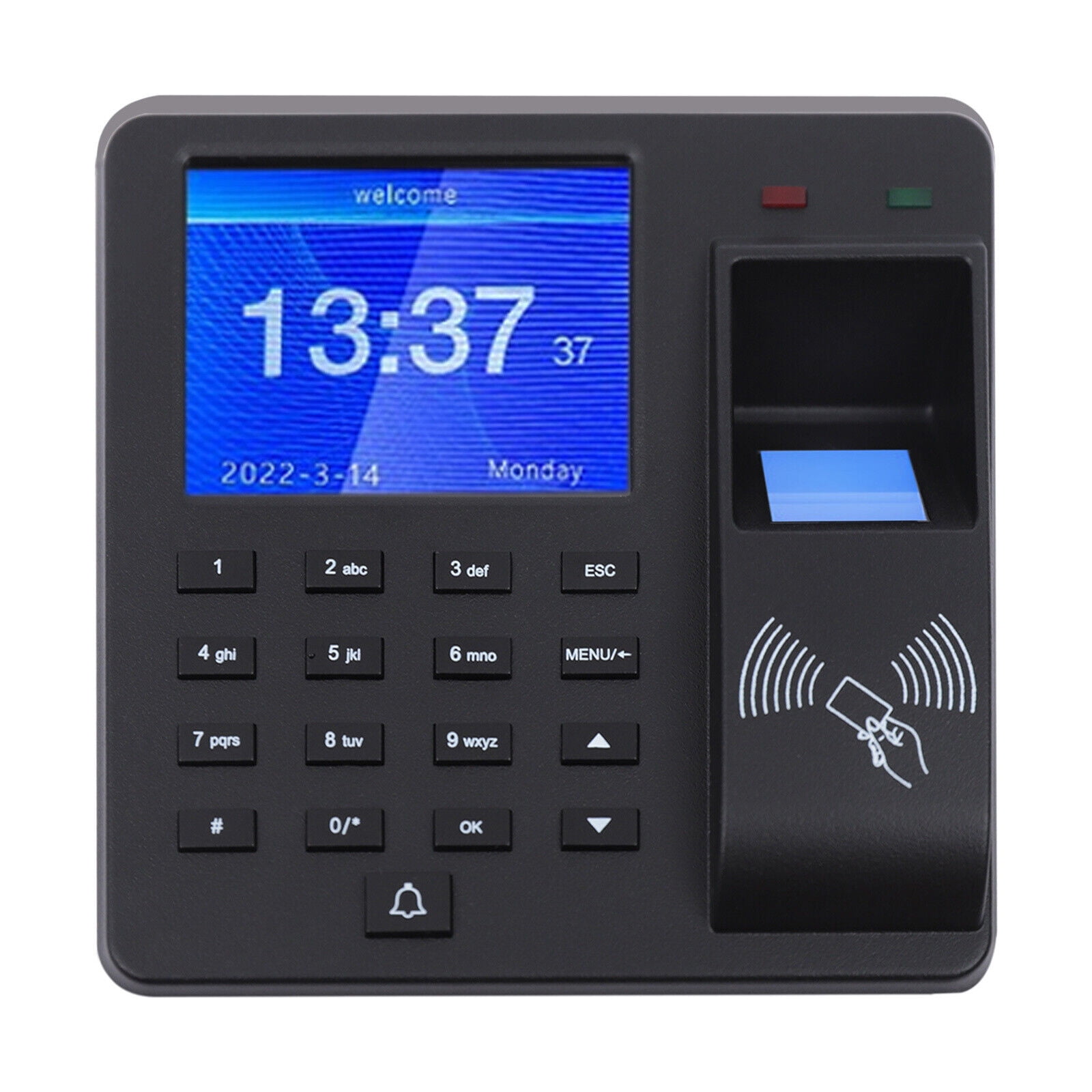 OUKANING Biometric Fingerprint Attendance Employee Punch Clock