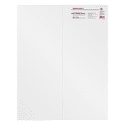 Office Depot Vanishing Grid Presentation Tri-Fold Foam Board, 22in. x 28in., White, 12080