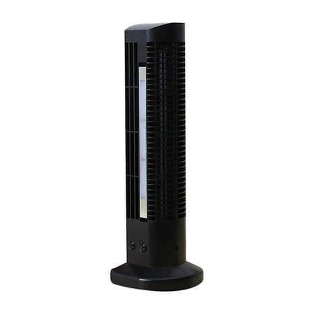 

Hot Selling USB Tower Fan Mini Leafless Tower Conditioner Small Fan Desktop Office Desk Tower Fan