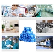 Global Care Market Disposable Protective Boot & Shoe Covers for dispensers, 100 Count, Blue, L