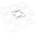 thumbnail image 6 of Ekena Millwork 7 3/8"W x 7 3/8"H x 3/8"T Extra Small Monument Decorative Fretwork Wall Panels in Architectural Grade PVC, 6 of 9