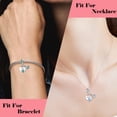 thumbnail image 2 of Dijes Colgantes de Piedra de Nacimiento MAVTZRE Plata Esterlina 925, 2 of 7