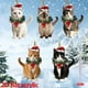 thumbnail image 1 of Garland Cats Style Acrylic Flat 2D Decorative Pendant, Acrylic Garland, Christmas Cat Decor, Acrylic Wall Hanging, Home Decor, Office Desk, Foldable Acrylic Pendant, 2D Acrylic Design, for Bedroom, 1 of 7