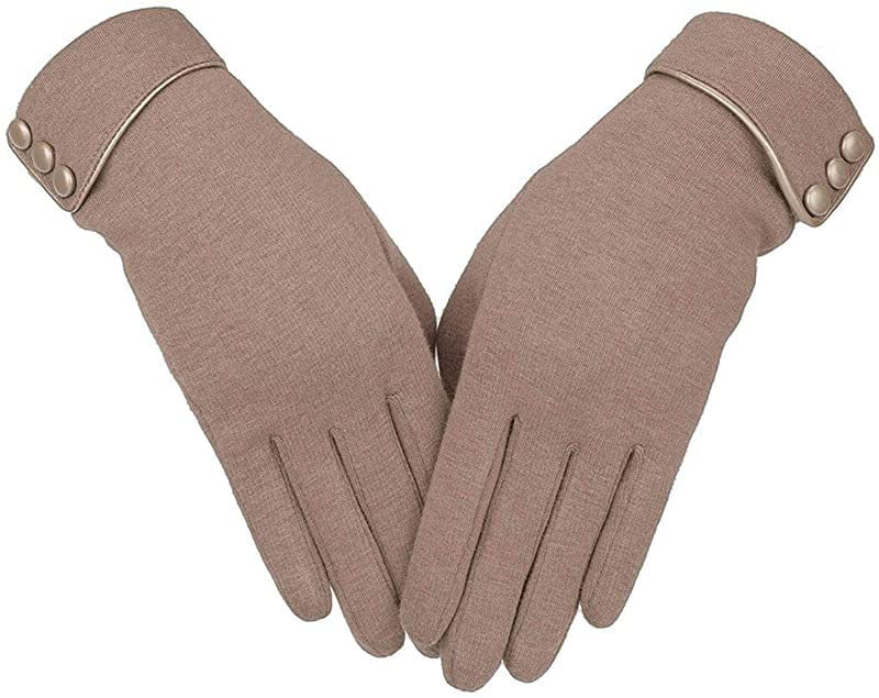Women's Screen Gloves Warm Lined Thick Touch Warmer Winter Gloves 