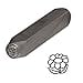 thumbnail image 3 of Steel Design Stamp Punch Tool to Embellish Metal, Plastic, Jewelry Blanks, Clay+ (Flower 6x5mm), 3 of 4