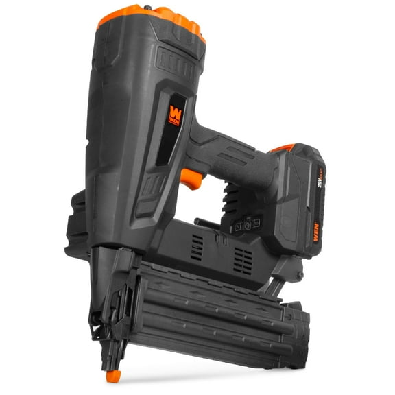 WEN 20V Max Cordless Brushless 18-Gauge Brad Nailer (Tool Only – Battery Not Included) (20518BT)