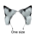 thumbnail image 6 of Yvsxxv 1Pc Grey Wolf Ear Faux Fur Headband Party Hair Accessories, 6 of 7