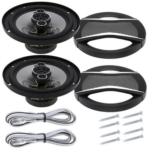 2Pcs 6" Inch 12V 650W HiFi Coaxial Speaker Car Door Audio Music Stereo Speakers