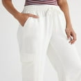 thumbnail image 4 of CHOK Women’s Mid-Rise Pull-On Cargo Pants  27” Inseam  Sizes XS-XXL, 4 of 6