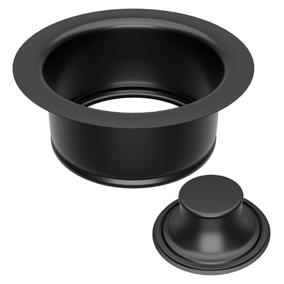 Kitchen Sink Garbage Disposal Flange and Stopper,Sink Drain Flange with Stopper for Garbage Disposal Fit 3-1/2 Inch