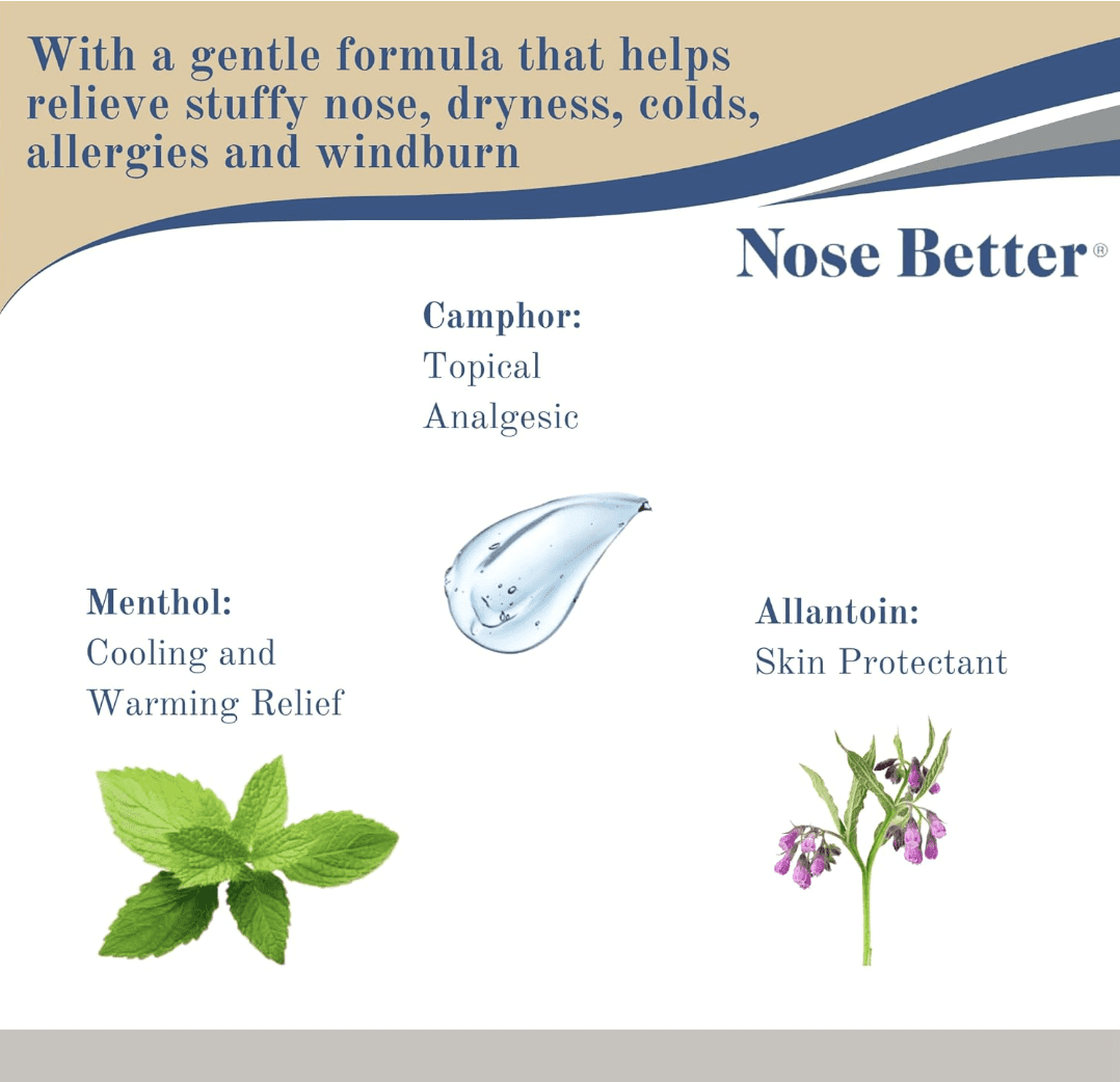 Nose Better Non-Greasy Aromatic Relief Gel - 0.46 oz (WM)