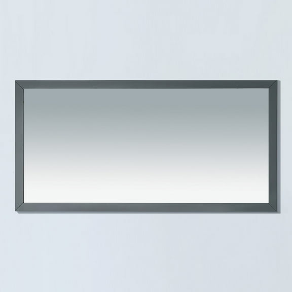 Miseno Mm-Fem60 60" W X 30" H Rectangular Framed Bathroom Wall Mirror - Grey