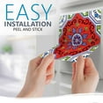 thumbnail image 6 of Mi Alma Red and Green Pop of Color Tile Stickers - Removable Vinyl 4x4, 24 pcs, 6 of 9