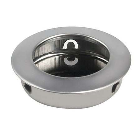 

Stainless Steel Circular Recessed Sliding Door Handles Set Round Flush Finger