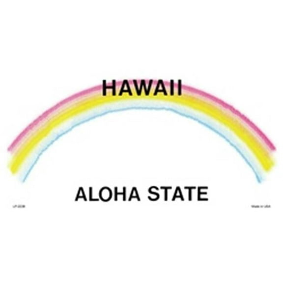 Hawaii State Background Blanks Flat- Automotive License Plates Blanks for Customizing