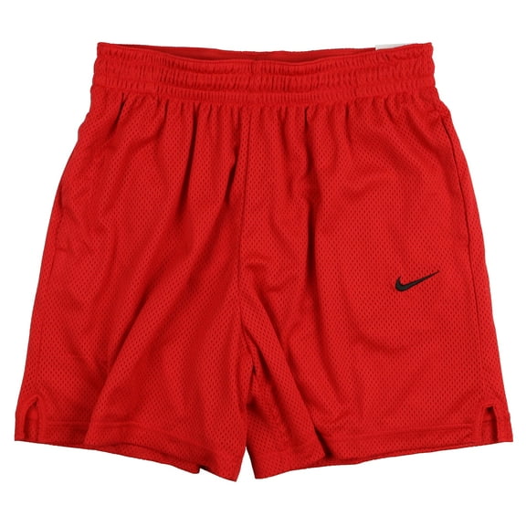 Nike Men's Openhole Mesh Basketball Shorts X-Large Red Black Loose Fit