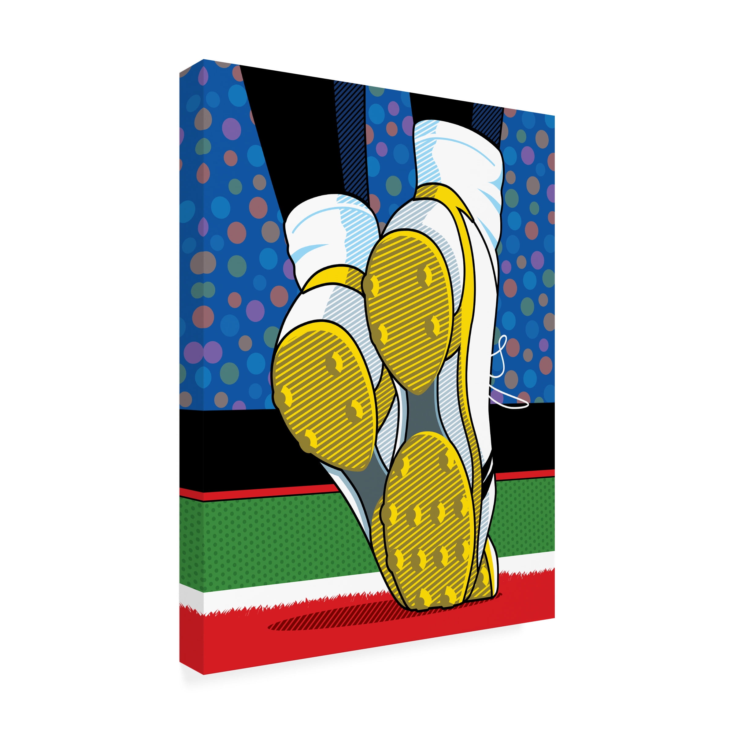 Ron Magnes 'Santonio Holmes Super Bowl Catch' Canvas Art