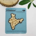thumbnail image 4 of Printtoo India Map Fridge Magnet Engraved Wooden Souvenir Gift Collectibles, 4 of 4