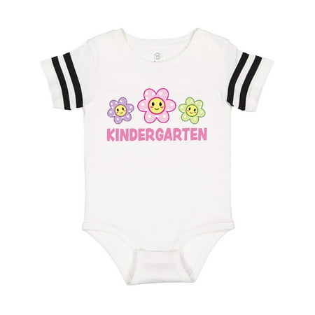 

Inktastic Kindergarten with Polka Dot Flowers Gift Baby Boy or Baby Girl Bodysuit