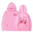 thumbnail image 4 of HUITKMM Girls Casual Loose Fit Cute Printed Long Sleeve Hooded Sweatshirt for Sporty Kids 1733, 4 of 4