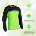 thumbnail image 2 of Camiseta de portero Vizari Vallejo Juvenil con codos acolchados, 2 of 4