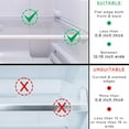 thumbnail image 2 of Sorbus Adjustable Pull-Out Fridge Drawer: Clear Plastic Deli & Kitchen Storage Bin, 2 of 8