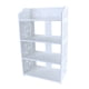 thumbnail image 3 of Estante organizador de almacenamiento con 4 niveles, color blanco, para zapatos, 3 of 12