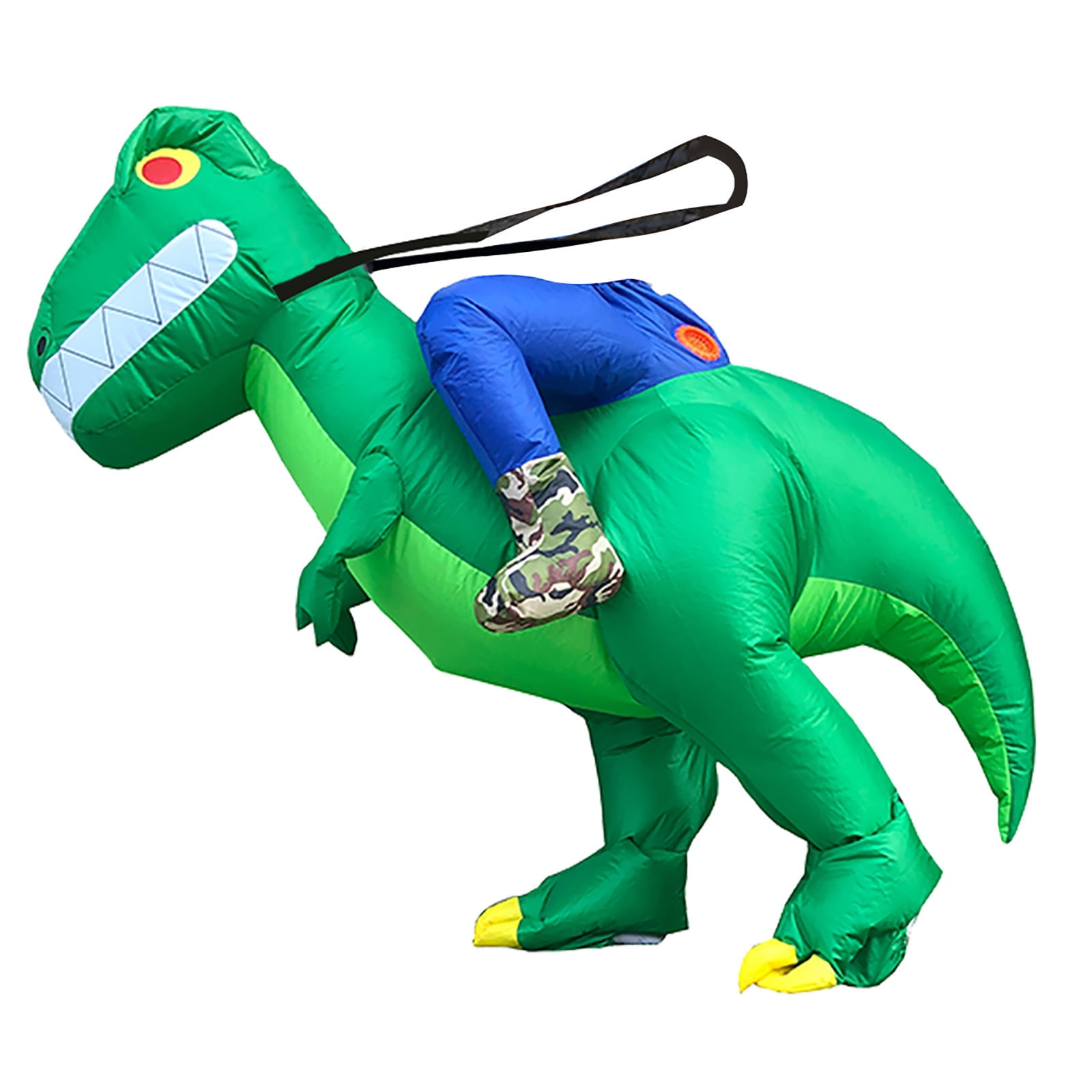 Toys for 1-2 Year Old Boys Halloween Costume Dinosaur Half Length  Inflatable Costume Adult/Children Funny Show Clothes 