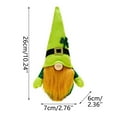 thumbnail image 3 of EUDIDV Irish Day St. Patrick's Day Decorations Irish Day Faceless Doll Rudolph Ornaments Charm Products, 3 of 3
