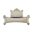 thumbnail image 4 of Acme Vendome Queen Bed Synthetic Leather & Antique Pearl, 4 of 4