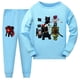 thumbnail image 1 of Pijamas para niños, Conjunto de pijama de Halloween para niños, ropa de dormir para el baño Skibidi, Pijamas para niñas pequeñas, Pijamas de Navidad para primavera y otoño, 1 of 4