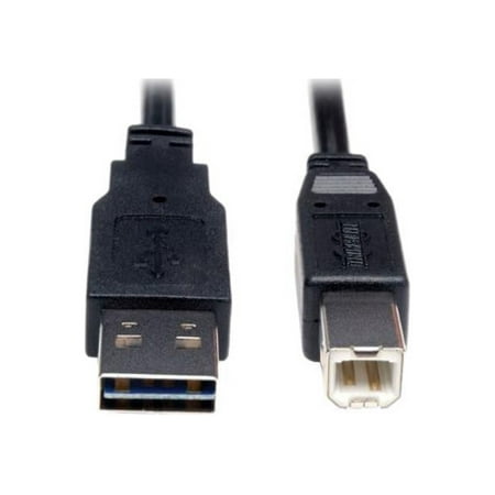 UPC: 0037332179432 | Tripp Lite Universal Reversible USB 2.0 A-Male to B-Male Device Cable – 3ft