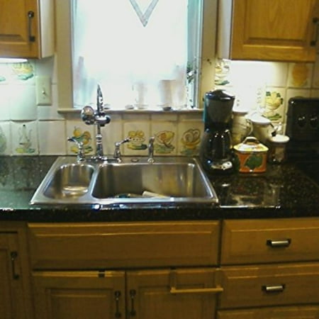 Absolute Black Granite Countertops - Granite Film - Black - 3' x 6'