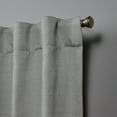 thumbnail image 5 of Nicole Miller Mellow Slub Textured Hidden Tab/Rod Pocket Top Light Filtering Curtain Panel Pair, 54"x96", Dove Grey, 5 of 7