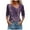 #0006-Purple, variant on Pounoo Womens Long Sleeve Tops Dressy Casual Asymmetric V Neck Gift Button Shirts Spring Fashion Slim Fit Business TopsWestern B louses Summer