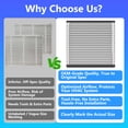 thumbnail image 5 of 2 Pack 210 Replacement Filter Compatible with AprilAire Whole House Air Purifiers 1210,1620,2210,2216,3210,4200,20x25x4 MERV-11 Furnace Filter,20x25x4 Air Filter, 5 of 6