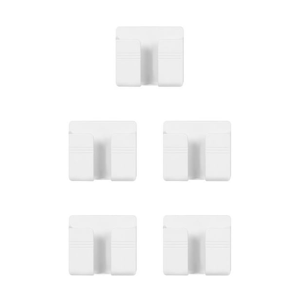Billuyoard Soporte para de teléfono Caja de almacenamiento de control remoto montada en la pared Soporte de colgante de plástico, blanco Type2 NO2 Billuyoard CBP060912