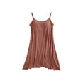 thumbnail image 4 of Built in Bra Nightgown for Women Soft Sleepwear Adjustable Spaghetti Strap Sleepshirt Summer Casual Sleeveless Nightdress, 4 of 5