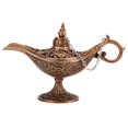 thumbnail image 1 of Lishi Vintage Copper Aladdin Magic Genie Lamp - Rare Collectible, 1 of 9