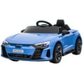thumbnail image 3 of Kids Bikes Aosom Kids Ride on Car, 12V Licensed Audi RS E-tron GT 3.1 MPH Electric Car for Kids, Ride-on Toy for Boys and Girls with Remote Control, 4 Wheels with Suspension, Horn, Music, Lights, Blu, 3 of 11