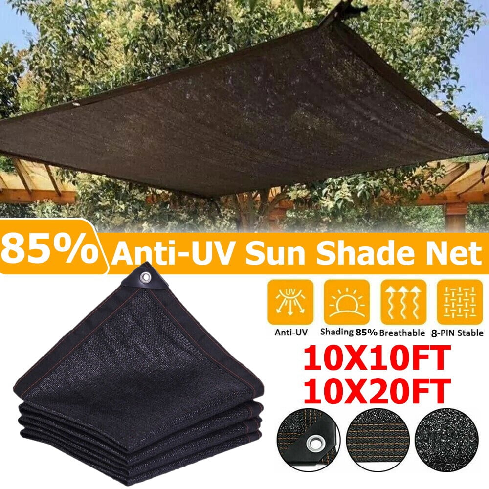85% UV Block Sun Shade Cloth – PE Mesh Fabric, Breathable, Cooling, Water-Permeable, for Garden, Patio, Roof, Carport – 3x3m / 3x6m