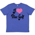 thumbnail image 3 of Inktastic I Love Disc Golf Youth T-Shirt, 3 of 5