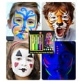 Luminous Face Crayon Party Body Makeup Prop Wash Face Painting Rotating